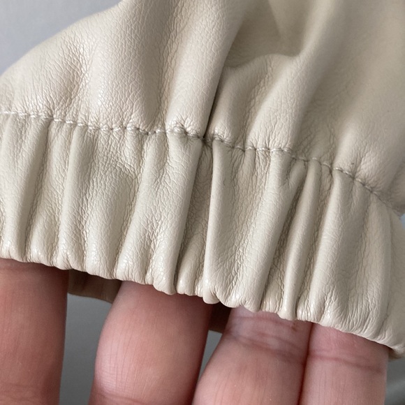 Bagatelle Collection Tan Vegan Leather Jacket Size S - Picture 4 of 14